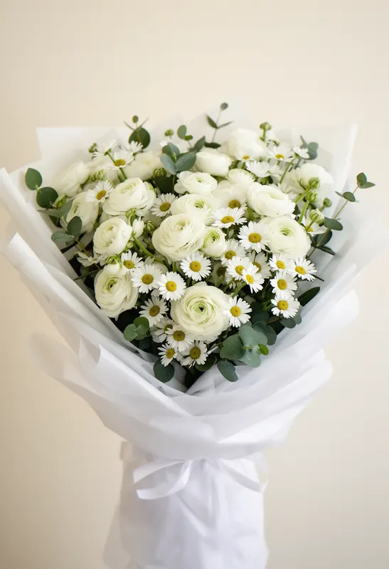 Ranunculus Albă Liniște