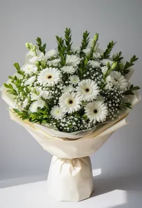 Gerbera Albă Nuntă