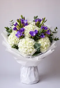 Hortensie albă