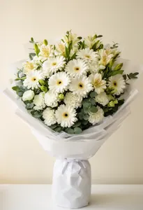 Gerbera Armonie Albă