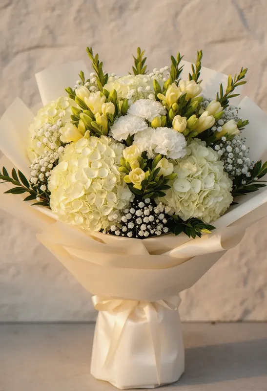 Hortensie Cremă Felicitări