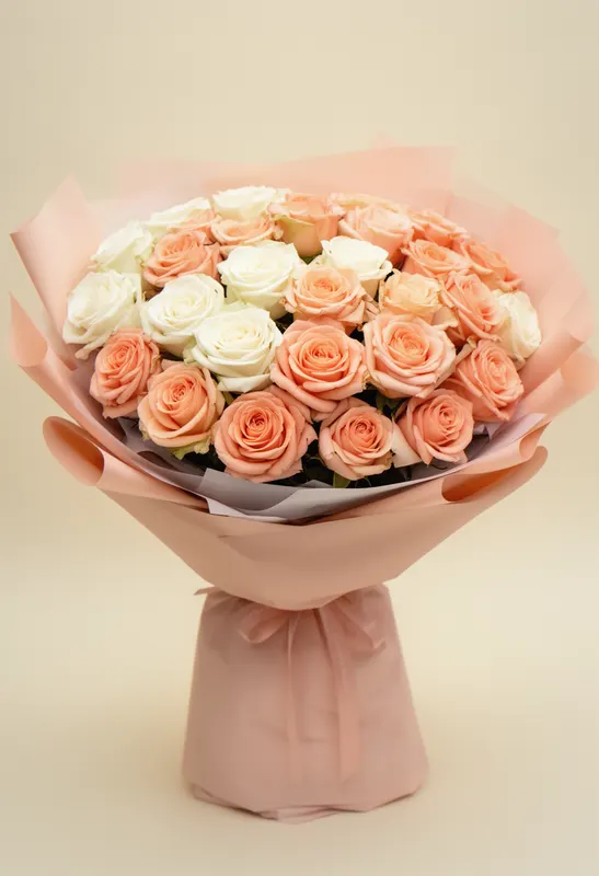 Cream Peach Ombré