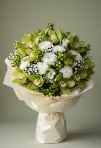 Orhidee Verde Eleganță