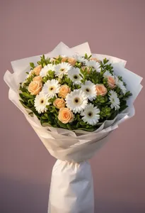 Gerbera Albă Toamnă