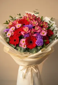 Gerbera Sclipire Roșie