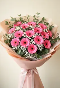 Gerbera Eleganță Roz