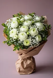 Albul Ranunculus Grădinii