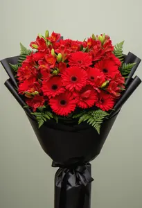 Gerbera Roșu Romantic